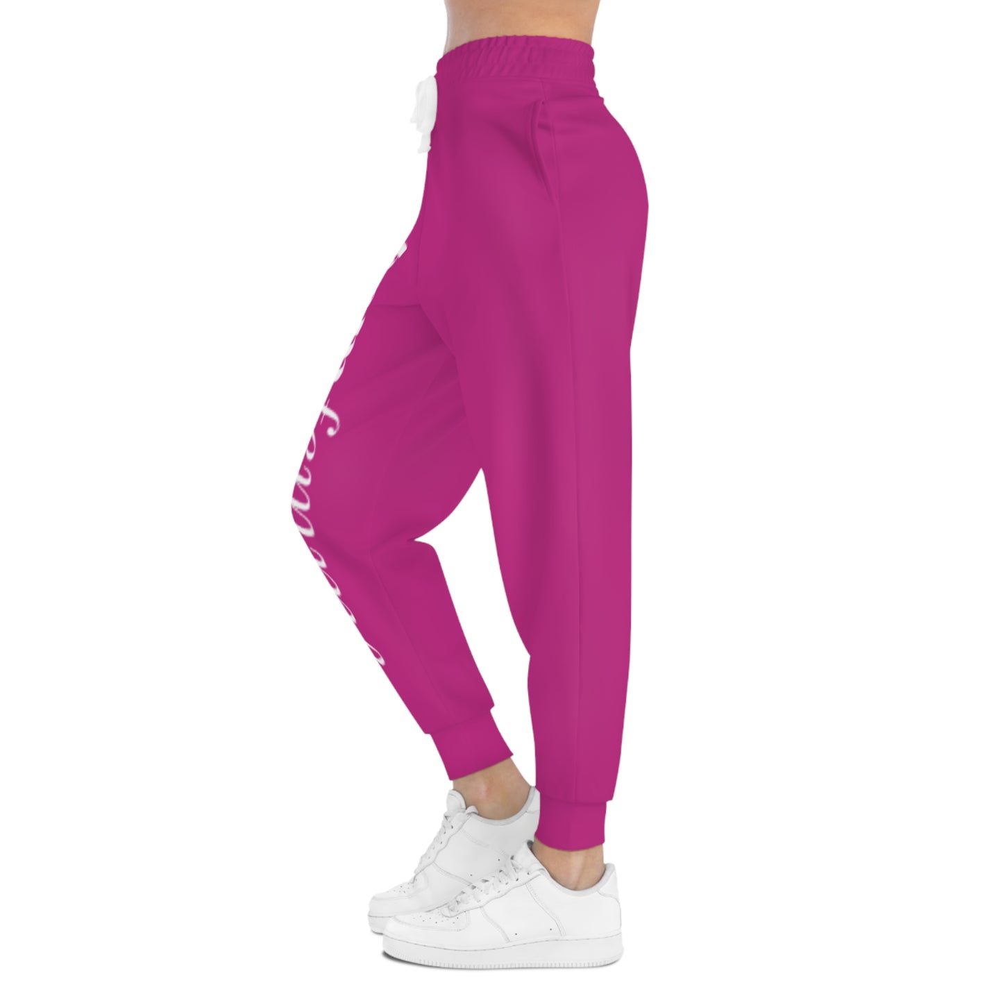 PremFemme Athletic Joggers — Pink Feminine Graphic Sweatpants