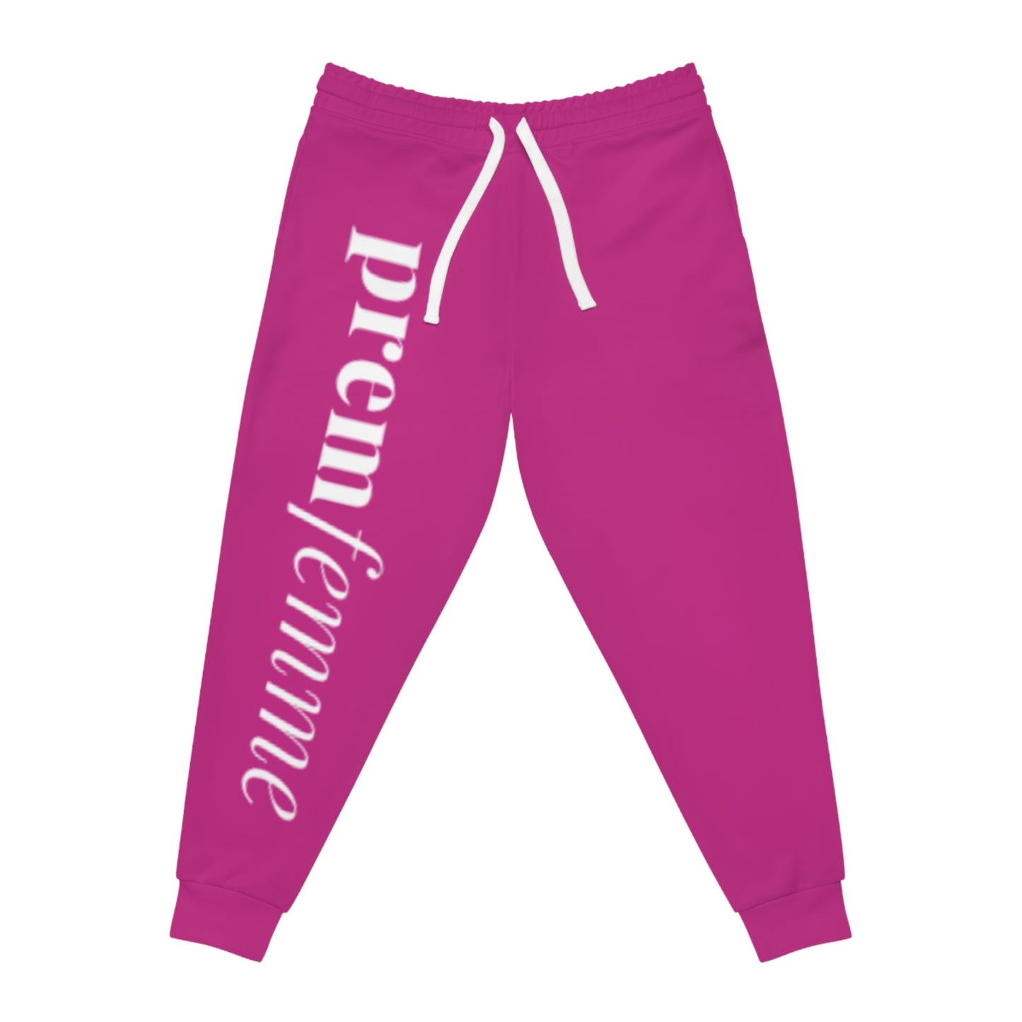PremFemme Athletic Joggers — Pink Feminine Graphic Sweatpants